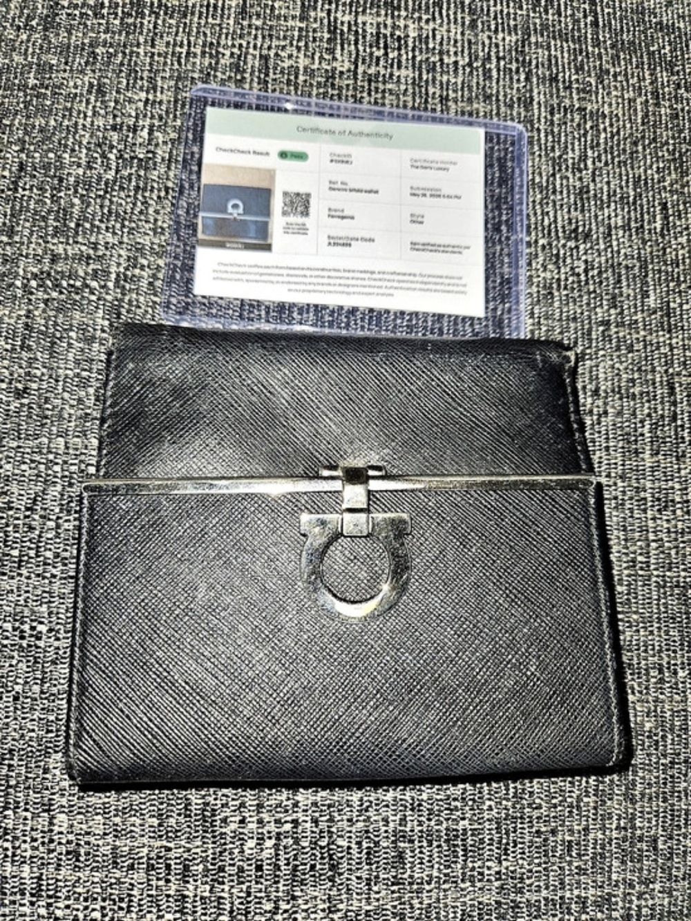 Salvatore Ferragamo Black Wallet